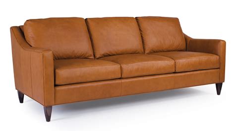 Leather Sofa 261-10L by Smith Brothers at Missouri Furniture