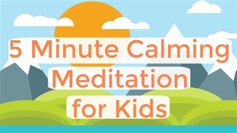 Guided Meditation for Kids - A Calming 5 Minute Meditation