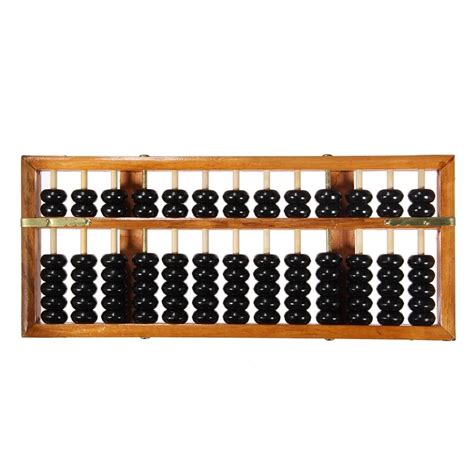 Chinese Ancient Abacus Soroban Beads Column Kid School Learning Tool Math Business Chinese ...