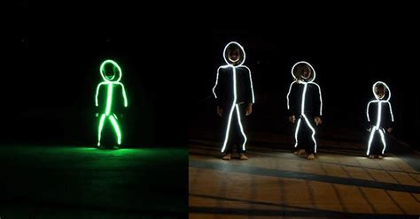 This Company Makes LED Halloween Costumes That Turn You Into a Stick Figure