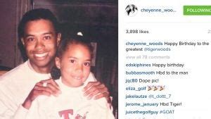 Cheyenne Woods Wishes Uncle Tiger Happy Birthday on Instagram