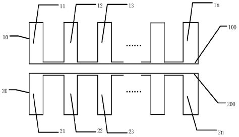 Grid-shaped planar capacitive sensor used for detecting floating gap of magnetic floating ...