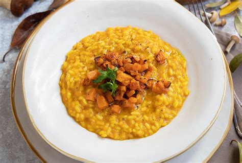 Risotto au safran et à la courge rôtie - 1·2·3 Veggie ! - Recettes ...