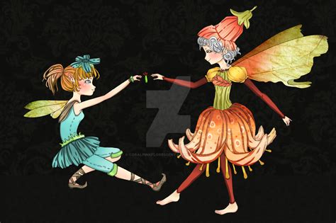 Dancing Fairies by coralpinkflorescent on DeviantArt