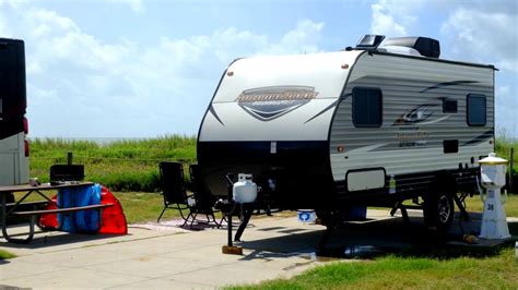 The Campsite at Dellanera RV Park in Galveston - YouTube