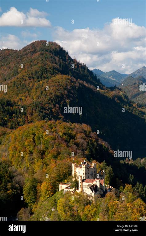 Schloss Hohenschwangau castle, Bavaria, Germany Stock Photo - Alamy