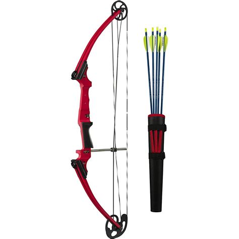 Genesis Archery Red Original Compound Target Practice Bow Kit, Right Handed - Walmart.com ...