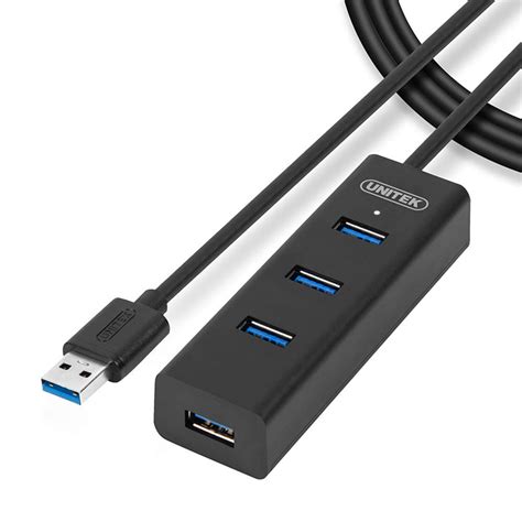 UNITEK Y-3089 USB3.0 Hub with 4 Ports USB Hub Extender Extension ...