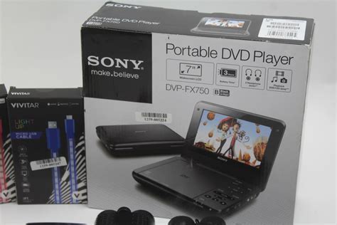 Sony Portable DVD Player, Vivitar Micro USB Cables, Blackweb Power Bank ...