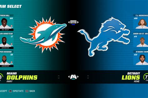 LIVE VIDEO: Detroit Lions vs. Miami Dolphins Madden 23 preview ...