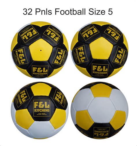Custom Football Ball - 32 Panel Size 5 PVC 'F&L Kitchens'