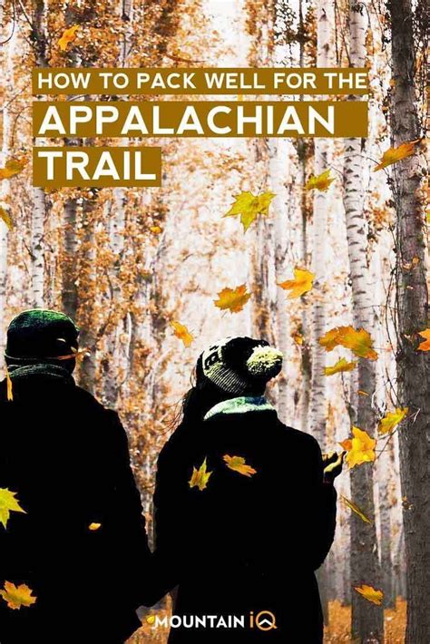 Appalachian Trail Gear List -Complete Guide It might sound daunting to ...