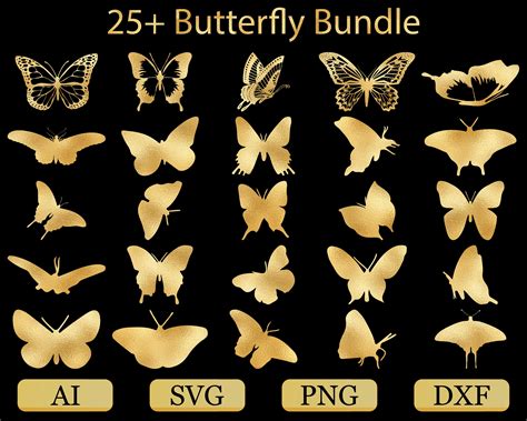 Butterfly SVG Bundle / Butterfly Clipart / Butterflies Svg / - Etsy