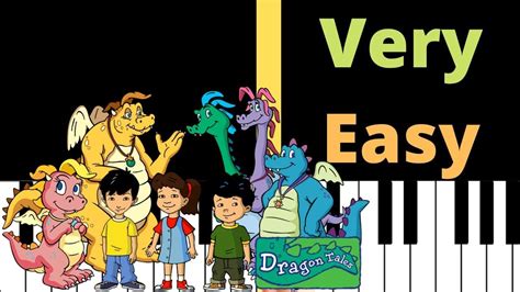 Dragon Tales Theme Song | VERY EASY Piano Tutorial - YouTube