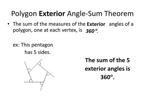 PPT - 5.2 Exterior Angles of a Polygon PowerPoint Presentation, free ...