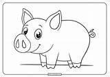 Pig Coloring Pages sketch template