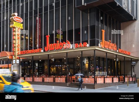 Juniors Restaurant, Times Square, New York City, USA Stock Photo - Alamy