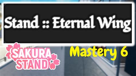 How To Get Eternal Wing | Roblox Sakura Stand - YouTube