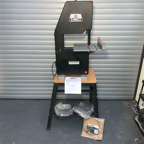 Dewalt Bandsaw DW3401 Wood Working Band Saw + Stand Free Standing VGC | in Corfe Mullen, Dorset ...