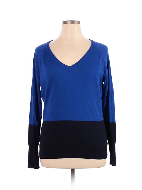 Jcpenney Women Blue Pullover Sweater XL | eBay