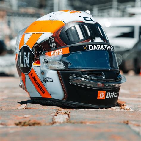 Lando Norris 2021 McLaren Gulf Monaco GP Bell 1:2 Helmet ...