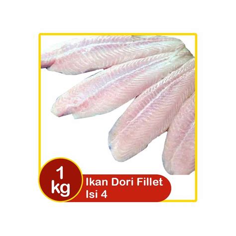 Borneofood Ikan Dori Fillet Isi 4 1KG | Klik Indomaret