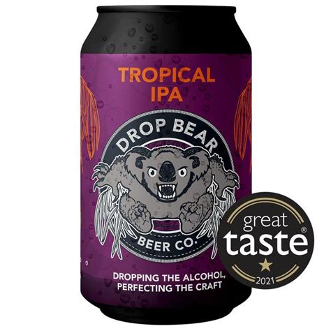 Drop Bear Beer Co. Tropical IPA 0.5% ABV | Ocado