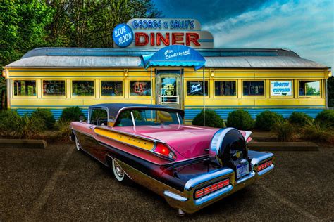 Vintage diner, Classic cars vintage, Diner