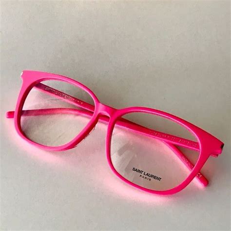 Saint Laurent, YSL, hot pink eyeglasses, frames | Pink eyeglasses, Saint laurent, Hot pink