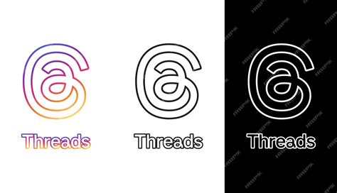 Premium Vector | Threads logo vector set EPS SVG AI Download Threads ...