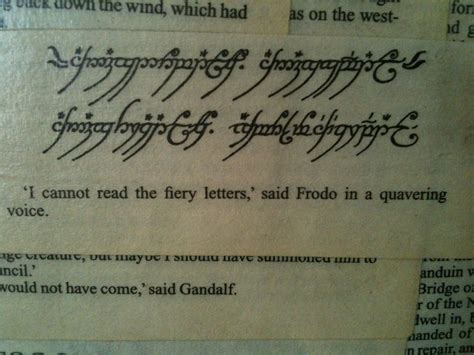 Lord of the Rings Journal The Ring's Inscription and