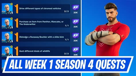 Fortnite Week 1 Quests Guide - How to complete Week 1 Weekly Challenges ...