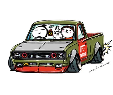 ozizo art show : 画像 | エキゾチックなスポーツカー, 車 絵, ダットラ