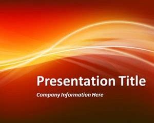 Free Abstract Curves 6 PowerPoint Template - Free PowerPoint Templates - SlideHunter.com | Tasarım