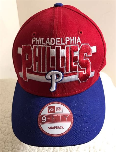 Philadelphia Phillies Baseball Cap Hat New Era 9Fifty Snapback MLB Cap Mens | Phillies baseball ...