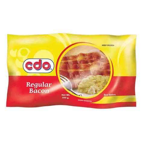 Cdo Bacon Reg. 200G | All Day Supermarket