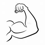 Strong Arm Coloring Page sketch template