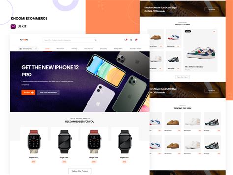 E-commerce Website Template - Freebie Supply