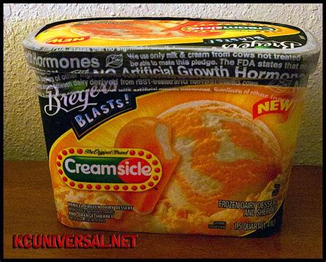 Breyers Blasts! (Creamsicle) - Food Reviews - KCUniversal.net