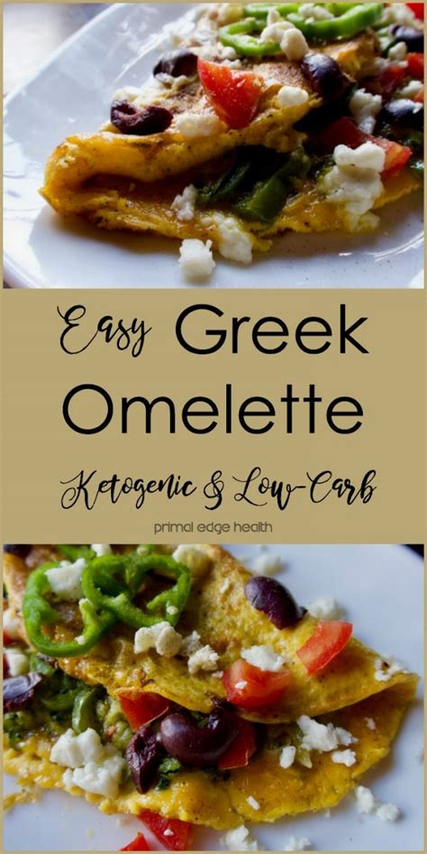 Greek Omelette Recipe with Feta Cheese (Keto & Low-Carb)