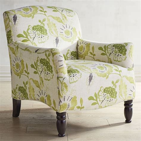 Pin by Judith Peacock on * At Home ~ green * | Floral accent chair ...