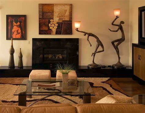 Stupefying-African-Art-decorating-ideas-for-Arresting-Living-Room-Contemporary-design-id ...