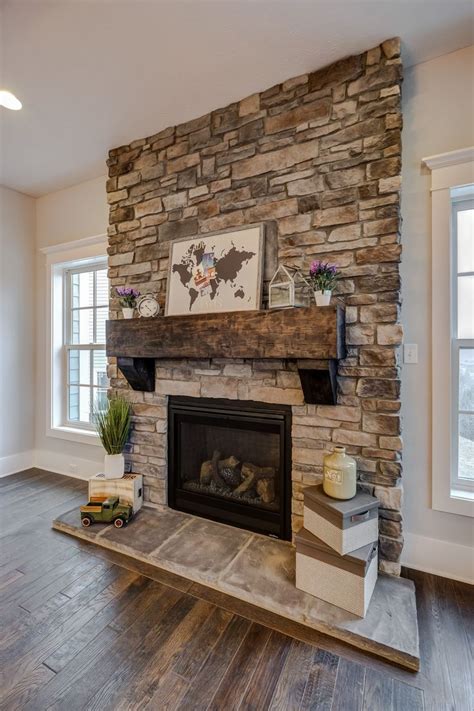 Pin by Infinity Custom Homes on Fireplaces... Warm and Toasty! | Fireplace remodel, Stone ...