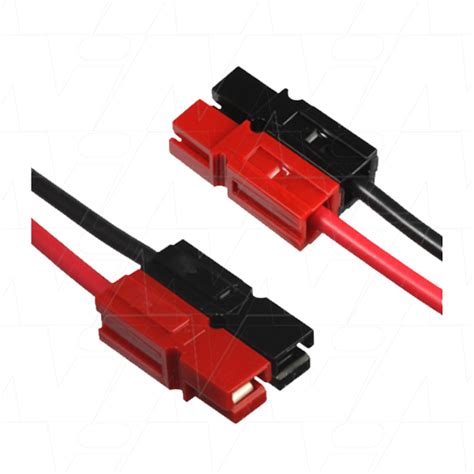 Enepower CE081L - Anderson Powerpole 15-45 style Connector 17AWG Black & Red 200mm Cable 12A rated