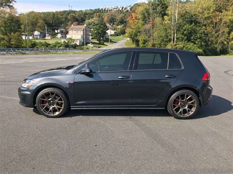 2017 Volkswagen GTI S with 18x8.5 Konig Ampliform and Hercules 225x40 ...