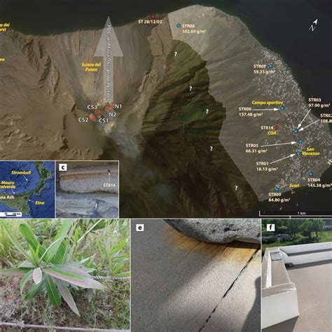 (a) Map of the northern portion of Stromboli island (Google Earth@2022... | Download Scientific ...