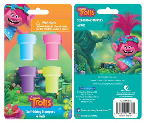 Dreamworks Trolls Multicolor Party Favors, 4 Pieces - Walmart.com