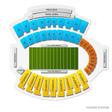 Hughes Stadium Seating Chart | Vivid Seats