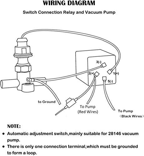 Semcto 28146SW Brake Vacuum Switch Vacuum Pump Switch for 12V Electric Brake Booster Electric ...