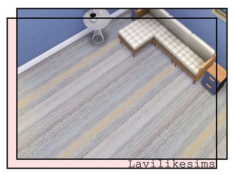 The Sims Resource - Boho Striped Floor